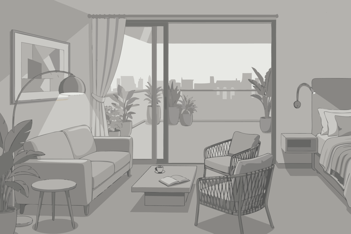 Casa con 4 camere da letto